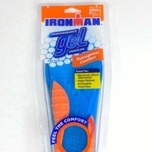New IronMan Performance Gel Shoe Insoles Outrageous Comfort‎ Trim To Fit Small